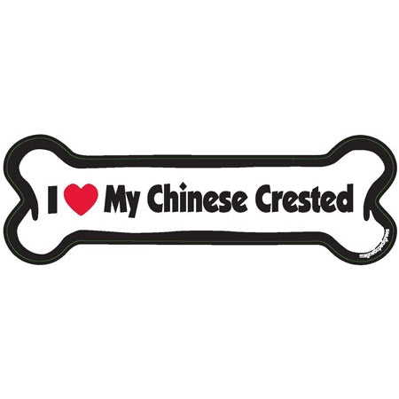 I <3 My Breed Dog Bone Magnet - Over 85 Breeds Available!