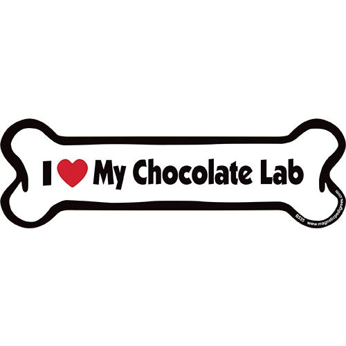 I <3 My Breed Dog Bone Magnet - Over 85 Breeds Available!