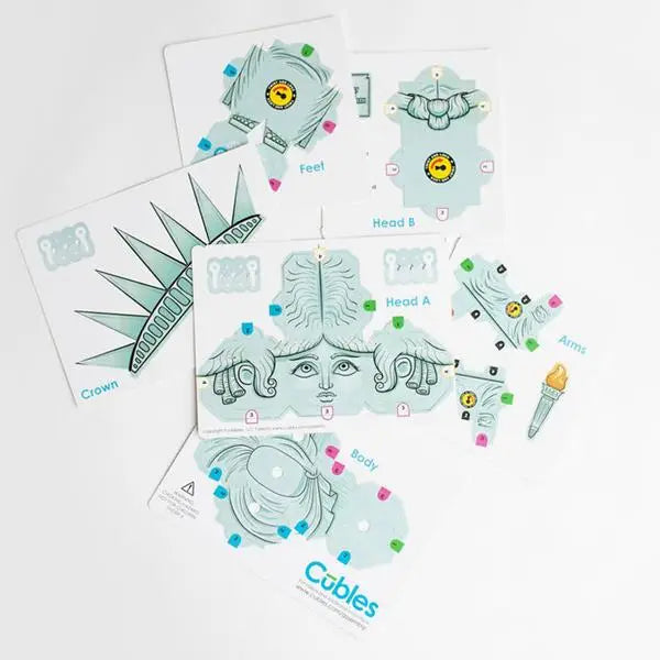 3D Paperboard Constructables by Cubles