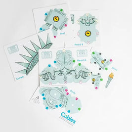 3D Paperboard Constructables by Cubles