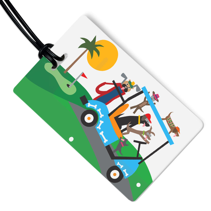 Dog Themed Luggage Tags from R. Nichols