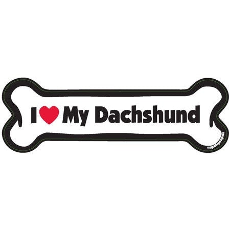 I <3 My Breed Dog Bone Magnet - Over 85 Breeds Available!