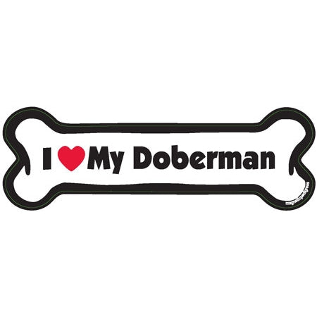 I <3 My Breed Dog Bone Magnet - Over 85 Breeds Available!