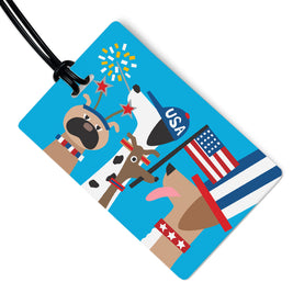 Dog Themed Luggage Tags from R. Nichols