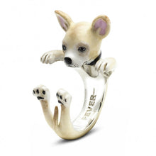 Load image into Gallery viewer, Dog Fever Enamel Dog Hug Rings - Multiple Breeds Available

