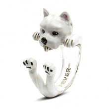 Load image into Gallery viewer, Dog Fever Enamel Dog Hug Rings - Multiple Breeds Available
