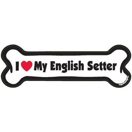 I <3 My Breed Dog Bone Magnet - Over 85 Breeds Available!