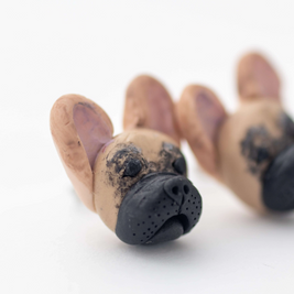 Handmade Polymer Clay Dog Stud Earrings - Multiple Breeds Available!