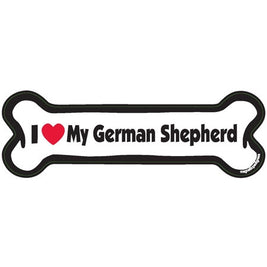 I <3 My Breed Dog Bone Magnet - Over 85 Breeds Available!