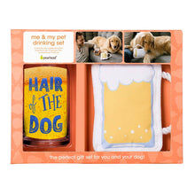 Load image into Gallery viewer, Hair of the Dog Gift Set:  Drinking Glass &amp; Dog Toy
