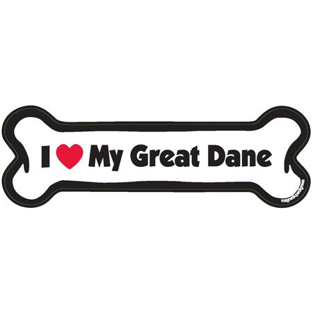I <3 My Breed Dog Bone Magnet - Over 85 Breeds Available!