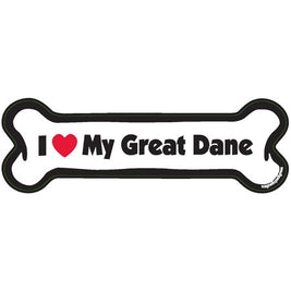 I <3 My Breed Dog Bone Magnet - Over 85 Breeds Available!