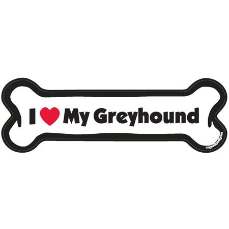 I <3 My Breed Dog Bone Magnet - Over 85 Breeds Available!