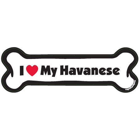 I <3 My Breed Dog Bone Magnet - Over 85 Breeds Available!