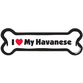 I <3 My Breed Dog Bone Magnet - Over 85 Breeds Available!