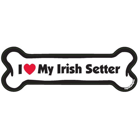 I <3 My Breed Dog Bone Magnet - Over 85 Breeds Available!
