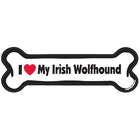 I <3 My Breed Dog Bone Magnet - Over 85 Breeds Available!