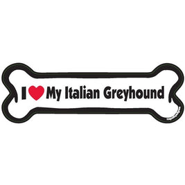 I <3 My Breed Dog Bone Magnet - Over 85 Breeds Available!