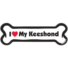 I <3 My Breed Dog Bone Magnet - Over 85 Breeds Available!