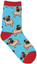 Load image into Gallery viewer, Kids Pug Socks for 6 Months - 7 Years Old!
