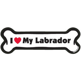 I <3 My Breed Dog Bone Magnet - Over 85 Breeds Available!