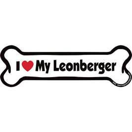 I <3 My Breed Dog Bone Magnet - Over 85 Breeds Available!
