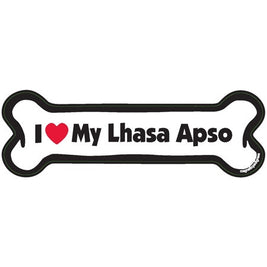 I <3 My Breed Dog Bone Magnet - Over 85 Breeds Available!
