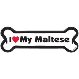 I <3 My Breed Dog Bone Magnet - Over 85 Breeds Available!
