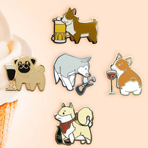 Dog Pins by Cocktail Critters