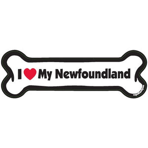I <3 My Breed Dog Bone Magnet - Over 85 Breeds Available!
