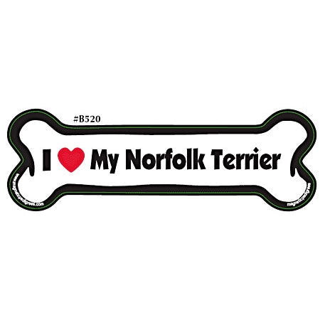 I <3 My Breed Dog Bone Magnet - Over 85 Breeds Available!