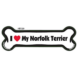 I <3 My Breed Dog Bone Magnet - Over 85 Breeds Available!