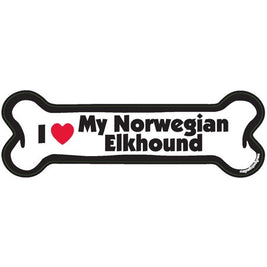 I <3 My Breed Dog Bone Magnet - Over 85 Breeds Available!