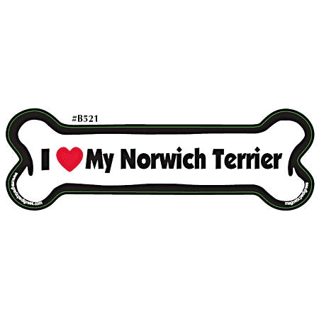 I <3 My Breed Dog Bone Magnet - Over 85 Breeds Available!