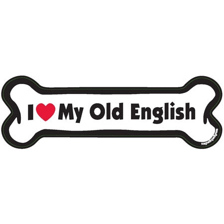 I <3 My Breed Dog Bone Magnet - Over 85 Breeds Available!