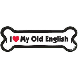 I <3 My Breed Dog Bone Magnet - Over 85 Breeds Available!