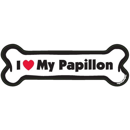 I <3 My Breed Dog Bone Magnet - Over 85 Breeds Available!