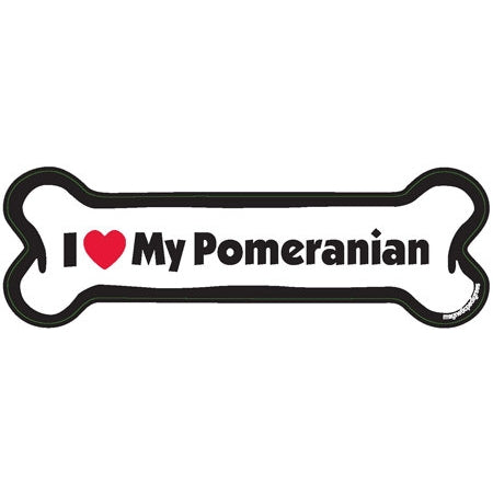 I <3 My Breed Dog Bone Magnet - Over 85 Breeds Available!