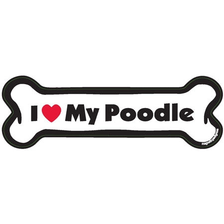 I <3 My Breed Dog Bone Magnet - Over 85 Breeds Available!