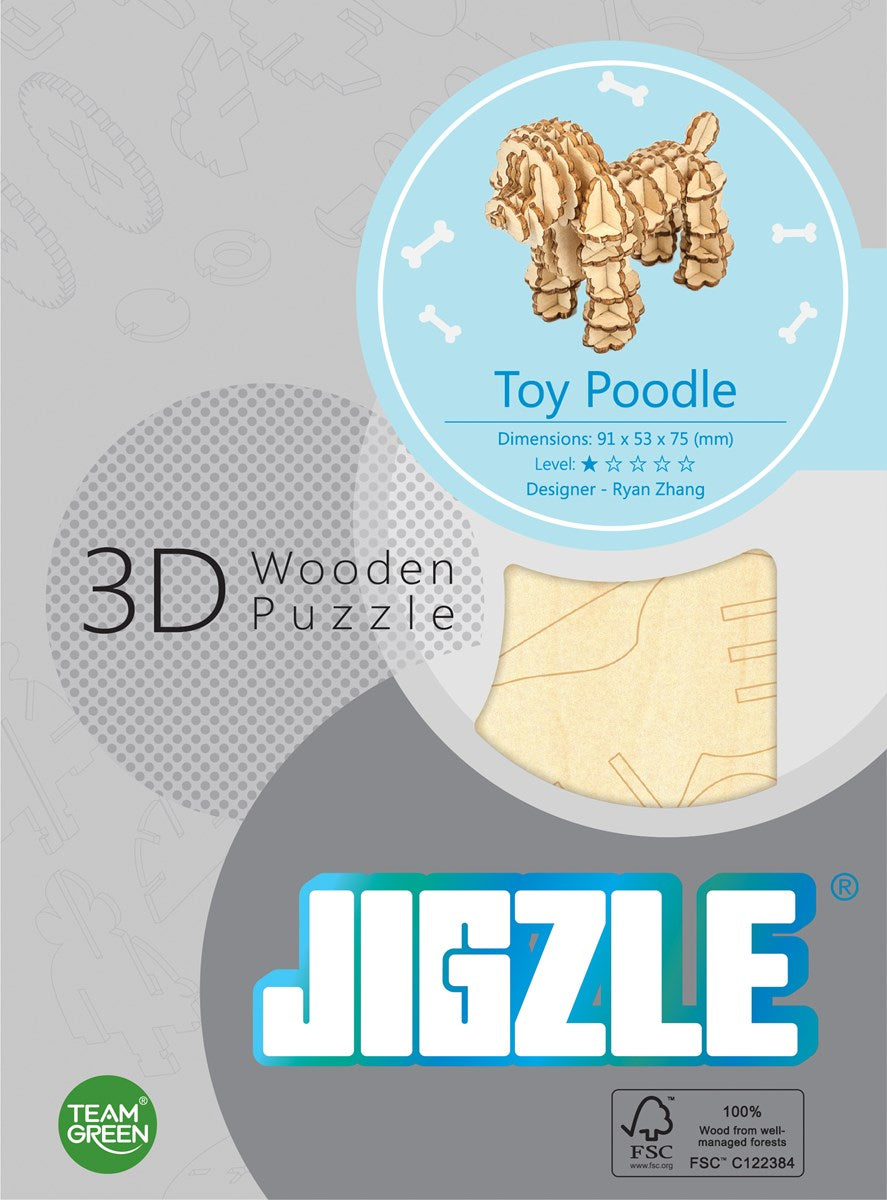 3D Wooden Dog Puzzles - Multiple Breeds!