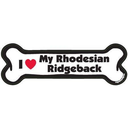 I <3 My Breed Dog Bone Magnet - Over 85 Breeds Available!