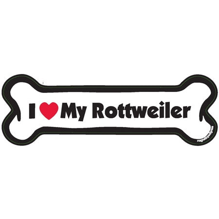 I <3 My Breed Dog Bone Magnet - Over 85 Breeds Available!
