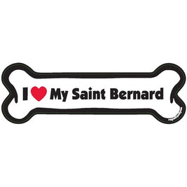 I <3 My Breed Dog Bone Magnet - Over 85 Breeds Available!