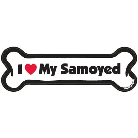 I <3 My Breed Dog Bone Magnet - Over 85 Breeds Available!