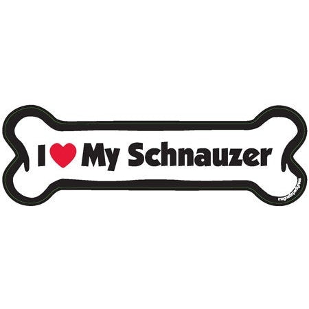 I <3 My Breed Dog Bone Magnet - Over 85 Breeds Available!