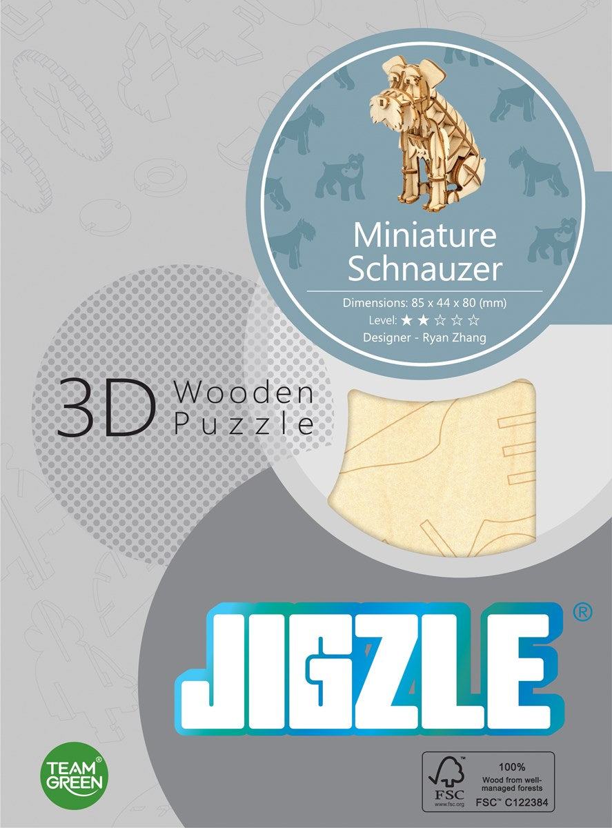 3D Wooden Dog Puzzles - Multiple Breeds!