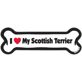 I <3 My Breed Dog Bone Magnet - Over 85 Breeds Available!