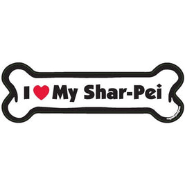 I <3 My Breed Dog Bone Magnet - Over 85 Breeds Available!
