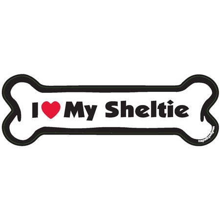 I <3 My Breed Dog Bone Magnet - Over 85 Breeds Available!