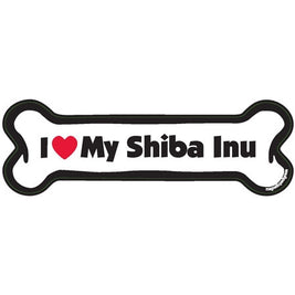 I <3 My Breed Dog Bone Magnet - Over 85 Breeds Available!